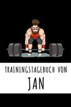 Trainingstagebuch von Jan: Personalisierter Tagesplaner f�r dein Fitness- und Krafttraining im Fitnessstudio oder Zuhause