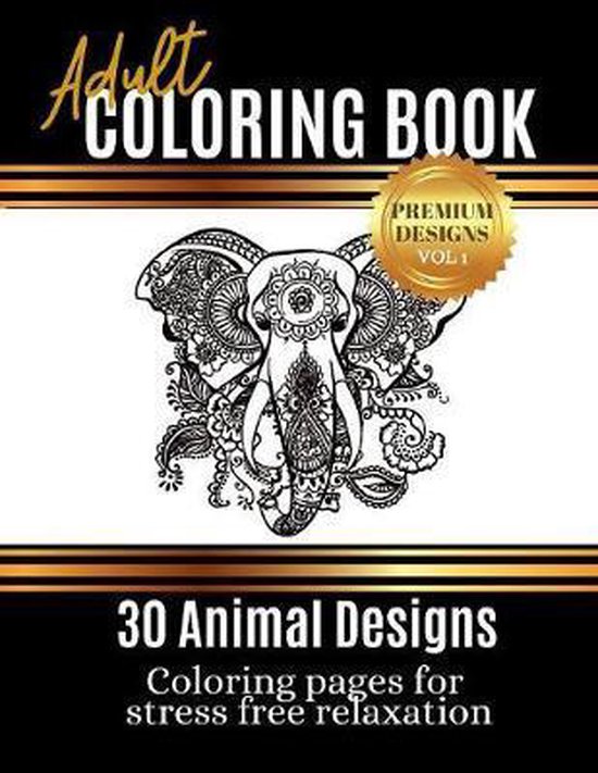 Adult Coloring Book - cover