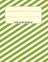 Wide Ruled Notebook: 8.5 x 11 Journal 100 Pages