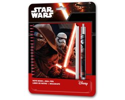 Cahier à spirale + stylo Star Wars blister