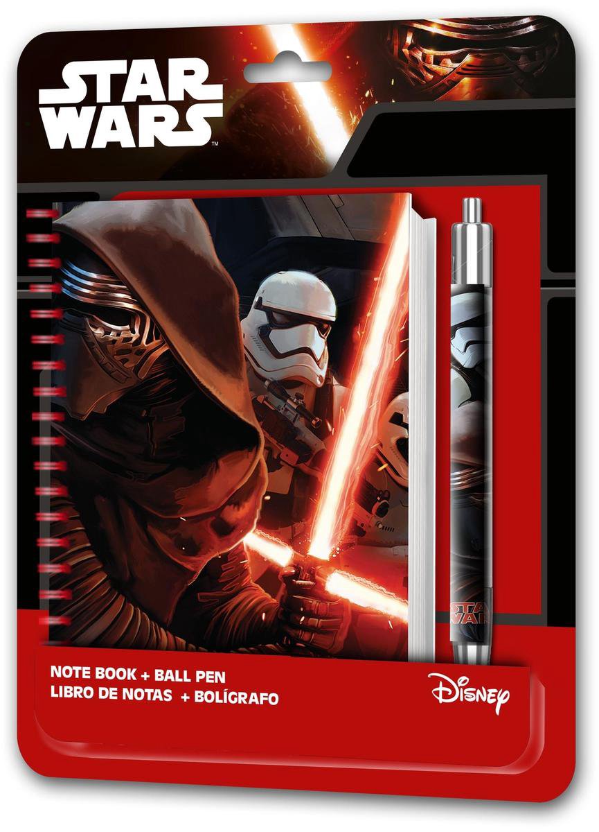 Star Wars blister spiral notebook + pen