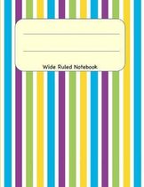 Wide Ruled Notebook: 8.5 x 11 Journal 100 Pages