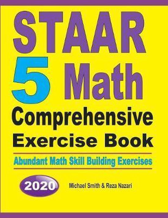 STAAR 5 Math Comprehensive Exercise Book - cover