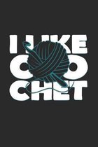 I like crochet: 6x9 Knit & Crochetl - dotgrid - dot grid paper - notebook - notes