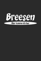 Breesen: Notizen f�r deine Stadt - Dein Planer - Notizblock A5 120 Seiten - Wei�e Seiten mit Rahmen