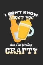 I'm feeling crafty: 6x9 Craft beer - dotgrid - dot grid paper - notebook - notes