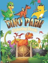 Dino Park Coloring Book
