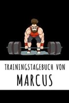 Trainingstagebuch von Marcus: Personalisierter Tagesplaner für dein Fitness- und Krafttraining im Fitnessstudio oder Zuhause