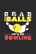 Grab your balls let`s go bowling: 6x9 Bowling - grid - squared paper - notebook - notes