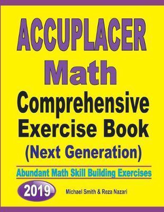 Accuplacer Math Comprehensive Exercise Book (Next Genaration ... - cover
