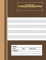 Amiesk Notebook - English Handwriting Notebook - 140 pages (7.44 x 9.69 inch)