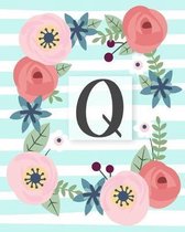 Q: Personalized Monogram College Ruled Line Paper Composition Notebook for College, School, Journaling, or Personal Use.