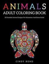 Animals Adult Coloring Book