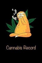 Cannabis Record: Marijuana Review Logbook