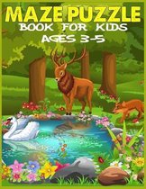 Maze Puzzle Book for Kids Ages 3-5