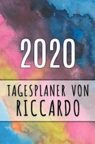 2020 Tagesplaner von Riccardo: Personalisierter Kalender f�r 2020 mit deinem Vornamen