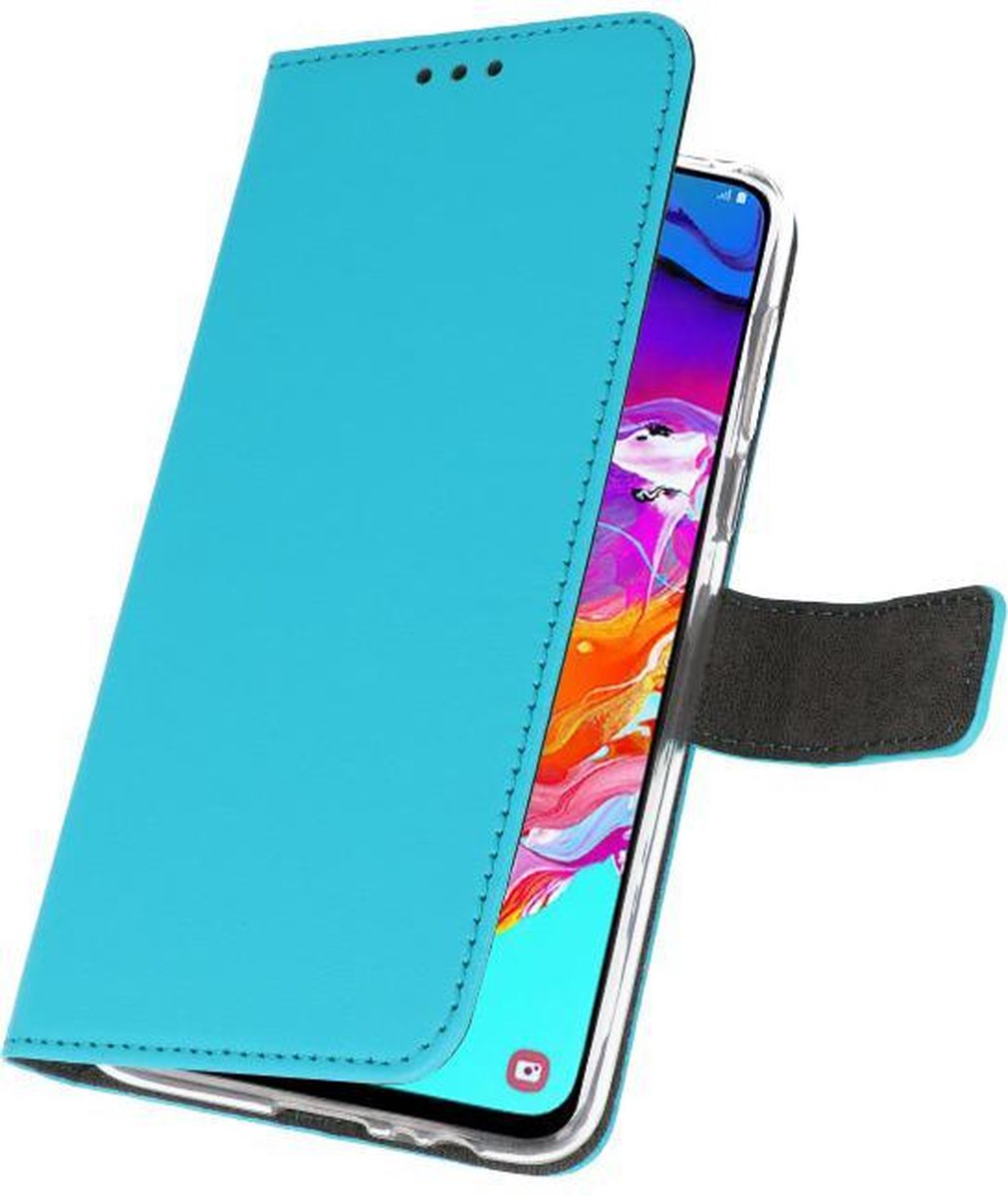 Booktype Telefoonhoesjes - Bookcase Hoesje - Wallet Case - Geschikt voor Samsung Galaxy Note 10 Lite - Blauw