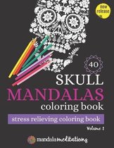 Skull Mandala Coloring Book - Stress Relieving Coloring Book