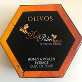 3x  Olijfzeep Olivos met honing en pollen | olijfolie zeep | Zeeptablet met olijfolie | Badzeep | Handzeep