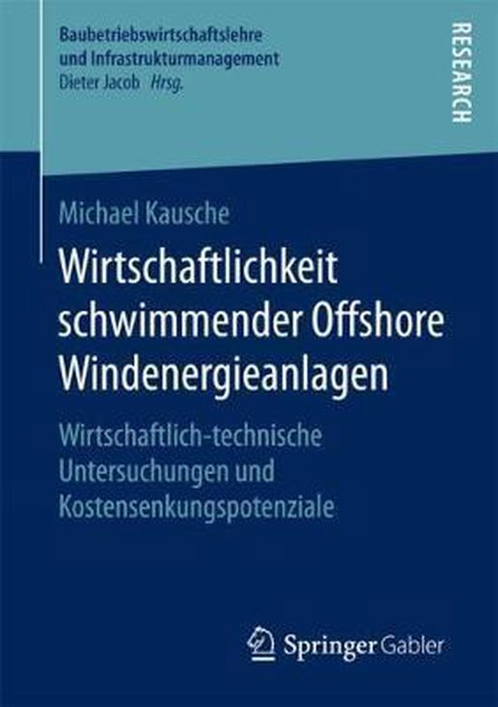 Wirtschaftlichkeit schwimmender Offshore Windenergieanlagen - cover