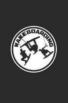 Wakeboarding: 6x9 Wakeboarding - dotgrid - dot grid paper - notebook - notes