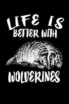 Life Is Better With Wolverines: Animal Nature Collection