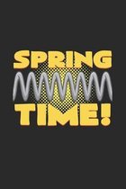 Spring time: 6x9 Spring - grid - squared paper - notebook - notes