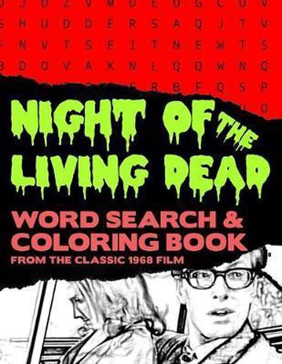 Bol Com Night Of The Living Dead Zombie Horror Movie Word Search Finder Puzzle And Grayscale