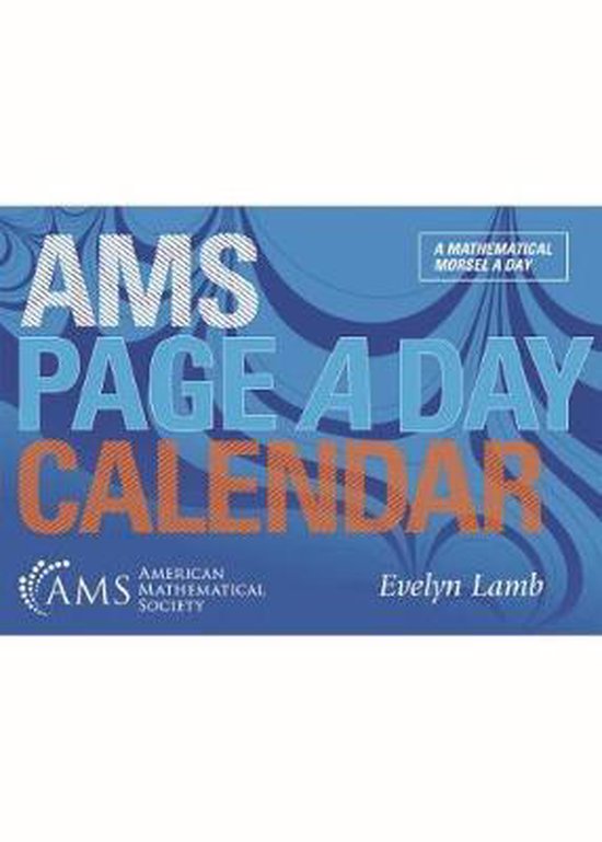 AMS Page a Day Calendar 9781470449575 Evelyn Lamb Boeken
