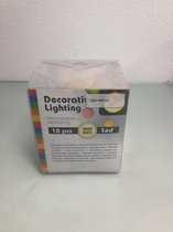 Lichtsnoer met witte bolletjes