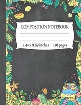 Dot Grid 7.44 x 9.69 Inches 110 pages: Bullet Notebook College Gift for Students, Teacher, Friend To Write Goals, Ideas & Thoughts, Writing, Notes, Do
