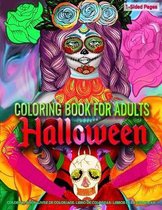 Coloring Book for Adults - Halloween: Coloring Book for Grown-Ups Featuring Beautiful Fantasy Woman Halloween Art Coloring Page to Help Relieve Stress