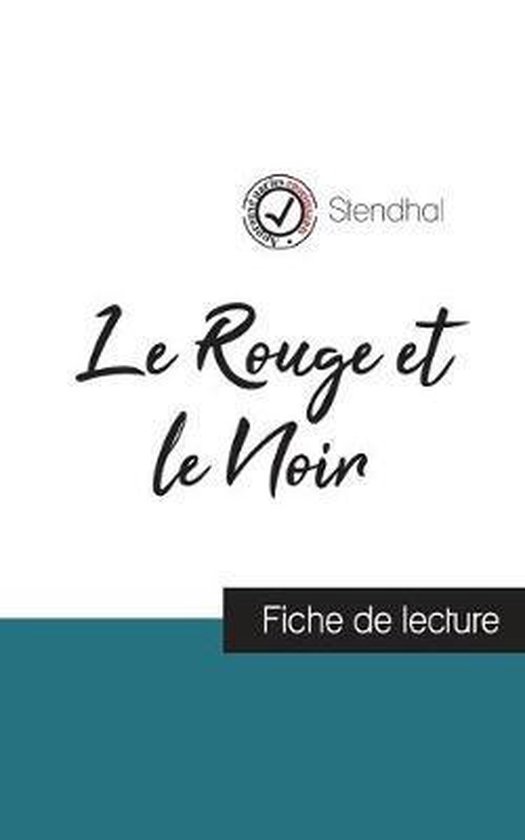 Le Rouge et le Noir de Stendhal (fiche de lecture et analyse ... - cover
