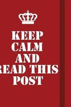 Keep Calm And Read This Post: Writing careers journals and notebook. A way towards enhancement