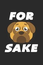 For sake: 6x9 Pug - dotgrid - dot grid paper - notebook - notes