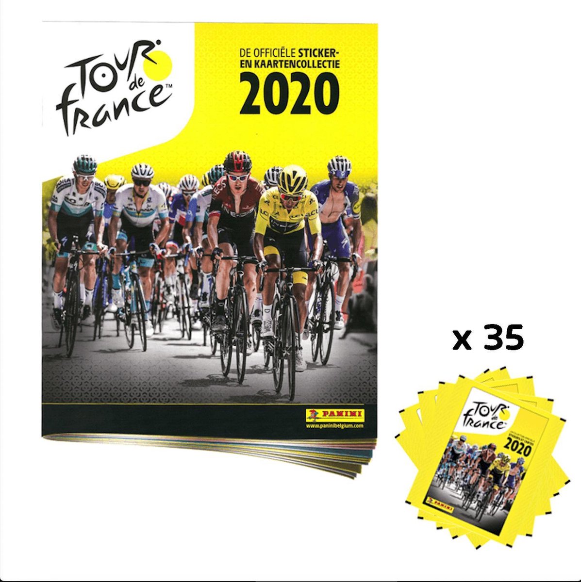 PANINI TOUR DE FRANCE 2020 1 ALBUM + 1 KAARTHOUDER + 175