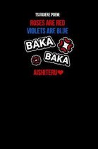 Tsundere Poem Roses are Red Violets are Blue Baka Baka Aishiteru