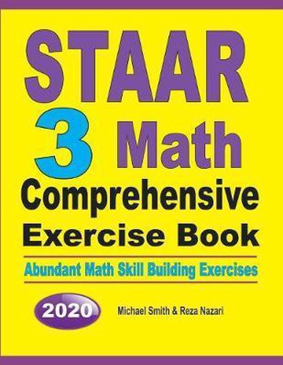 STAAR 3 Math Comprehensive Exercise Book - cover