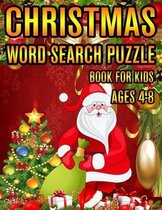 Christmas Word Search Puzzle Book For Kids Ages 4-8