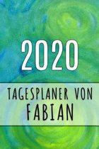 2020 Tagesplaner von Fabian: Personalisierter Kalender für 2020 mit deinem Vornamen
