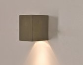 N-L buitenlamp concrete beton / aluminium / LED geïntegreerd DOWN