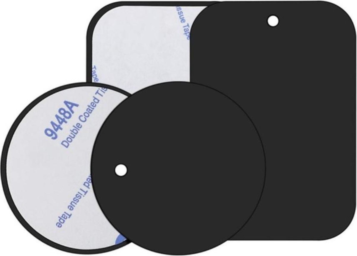 Cabantis Metalen Plaatjes - Magneet telefoonhouder auto plaatje - Telefoon sticker - Set van 4
