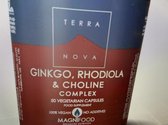 Terranova Ginkgo, rhodiola & choline complex Inhoud:	100 capsules