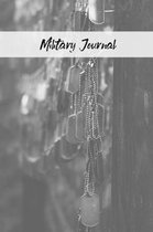 Military Journal: Lined Journal With Writing Prompts Pages Notebook Gift