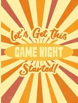 Let's Get This Game Night Started: Board Game Review & Session Log