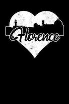 Florence: 6x9 college lined notebook to write in with skyline of Florence, Italy