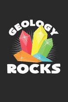 Geology rocks: 6x9 Minerals - grid - squared paper - notebook - notes