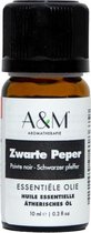A&M Zwartepeper 100% pure Etherische olie, aromatische olie, essentiële olie