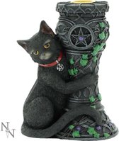 Nemesis Now Beeld/figuur Midnight Candle holder Zwart