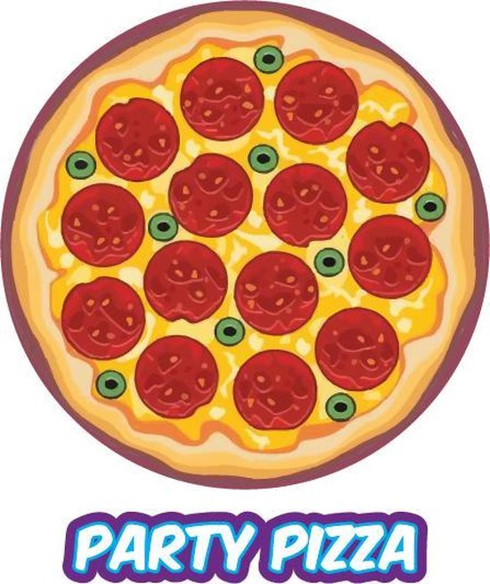 FoodsBeeee HONDEN-FRISBEE Pizza - Siliconen frisbee - zacht materiaal - pocket size - speelgoed